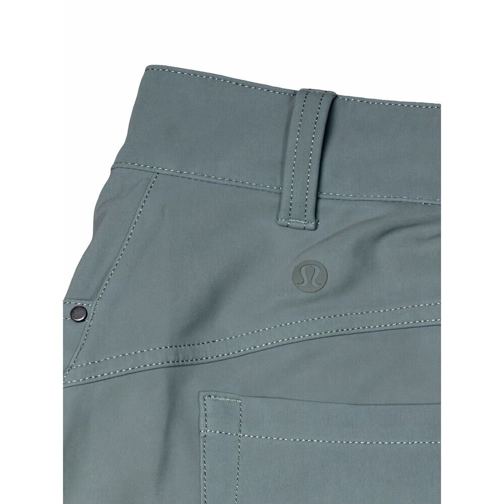 Lululemon City Sleek Slim-Fit 5 Pocket High-Rise Pant Grey Sage Size 30x30 - Picture 13 of 14